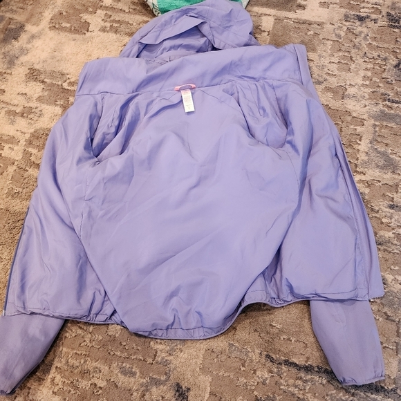 Ivivva Lululemon kids size 10 purple periwinkle jacket. - Picture 10 of 14